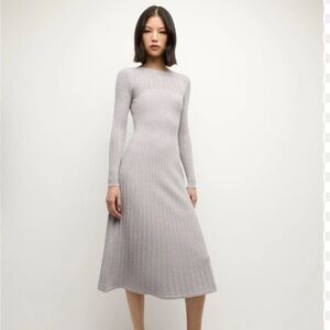 Veronica Beard Silver Knit Top